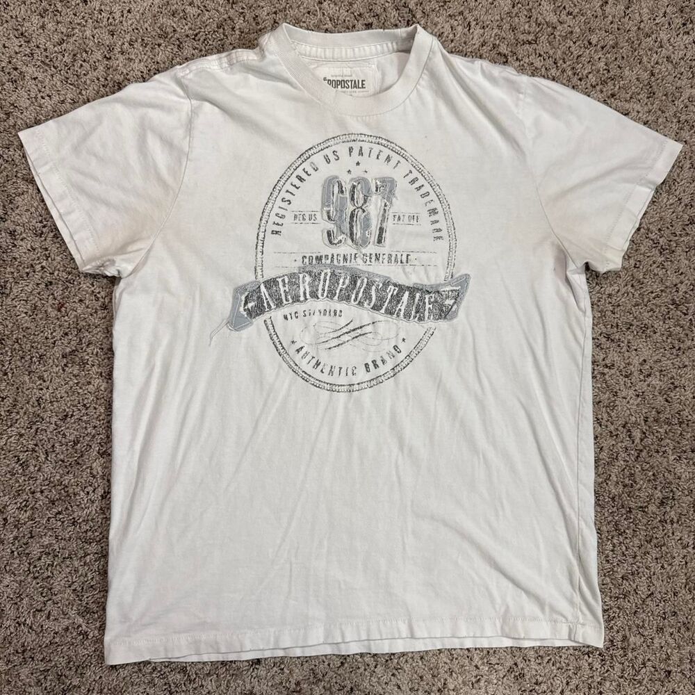 Aeropostale Men's White T-shirt